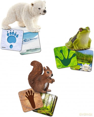 Karty Do Nauki Schleich Wild Life [FIGURKA]