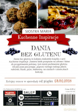 Kuchenne Inspiracje. Dania bez glutenu - siostra Maria [KSIĄŻKA]