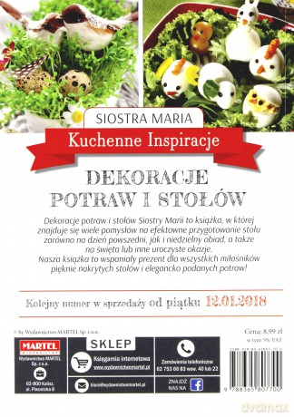 Kuchenne Inspiracje. Dekoracje potraw i stołów - siostra Maria [KSIĄŻKA]