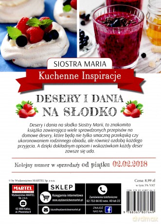 Kuchenne Inspiracje. Desery i dania na słodko - siostra Maria [KSIĄŻKA]