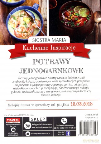 Kuchenne Inspiracje. Potrawy jednogarnkowe - siostra Maria [KSIĄŻKA]
