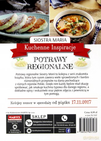 Kuchenne Inspiracje. Potrawy regionalne - siostra Maria [KSIĄŻKA]
