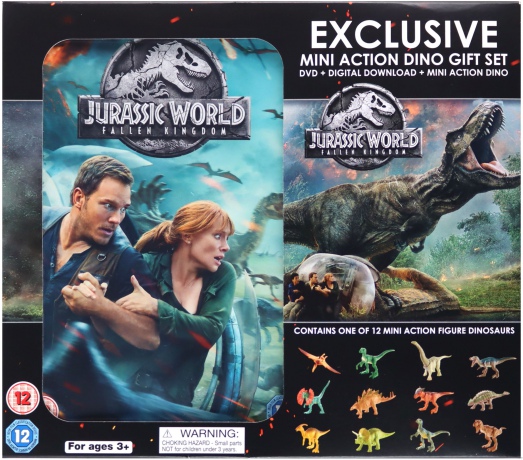 Jurassic World: Fallen Kingdom (Upadłe królestwo) [BOX] [DVD]+[FIGURKA]