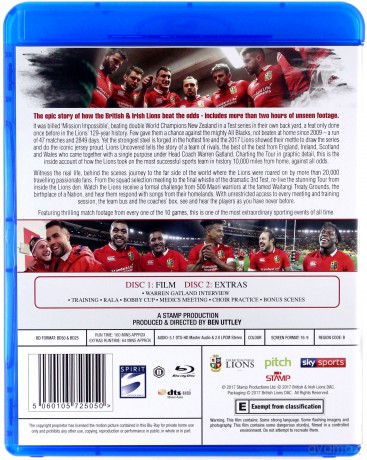 The British and Irish Lions 2017: Lions Uncovered [2xBlu-Ray]
