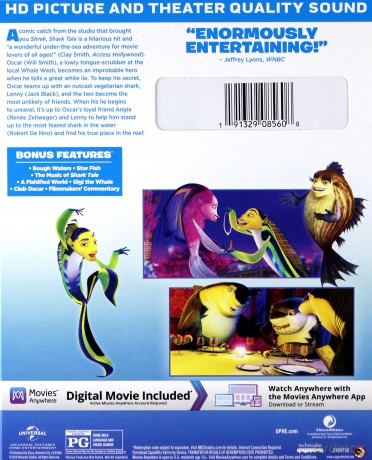 Shark Tale (Rybki z ferajny) [Blu-Ray]