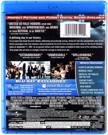 United 93 (Lot 93) [Blu-Ray]