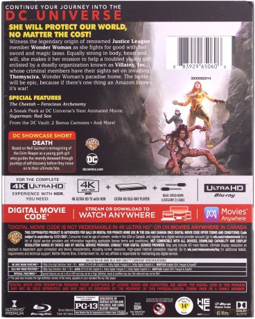 Wonder Woman: Bloodlines [Blu-Ray 4K]+[Blu-Ray]