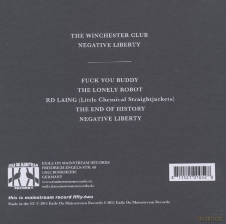 The Winchester Club: Negative Liberty [CD]