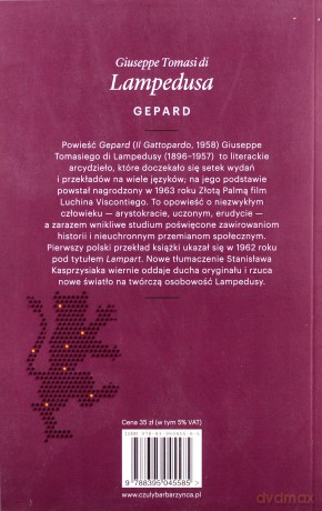 Gepard - Giuseppe Tomasi di Lampedusa [KSIĄŻKA]