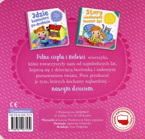 Idzie kominiarz po drabinie. Znane i lubiane wierszyki dla maluszka [KSIĄŻKA]