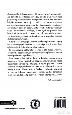 Kosmopolska i Kosmopolacy. W poszukiwaniu europejskiego domu. Eseje - Artur Becker [KSIĄŻKA]