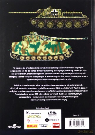 Niemiecka broń pancerna 1939-1945 Czołgi, działa samobieżne, samochody pancerne - David Porter [KSIĄŻKA]