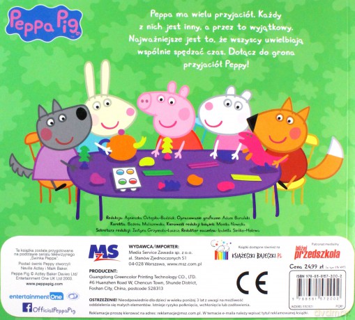 Peppa Pig Przyjaciele z przedszkola [KSIĄŻKA]
