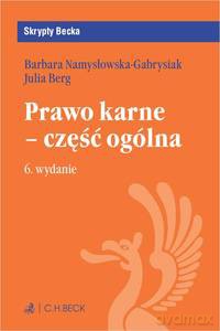 Prawo karne - część ogólna [KSIĄŻKA]
