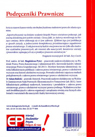 Prawo oświatowe (wyd. 2/2015) [KSIĄŻKA]
