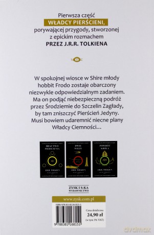 Władca Pierścieni (Tom 1) Bractwo Pierścienia - J.R.R. Tolkien [KSIĄŻKA]