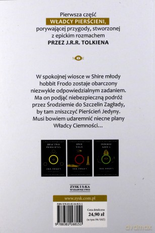 Władca Pierścieni (Tom 1) Bractwo Pierścienia - J.R.R. Tolkien [KSIĄŻKA]
