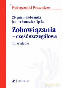 Zobowiązania - część szczegółowa (wyd. 13/2019) [KSIĄŻKA]