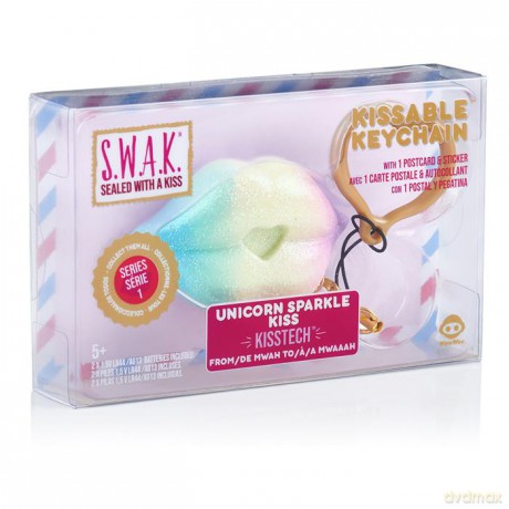 S.W.A.K Interaktywne całuśne usta- brelok Unicorn Sparkle Kiss