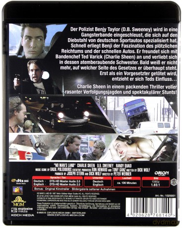 No Man's Land (Ziemia poza prawem) [Blu-Ray]