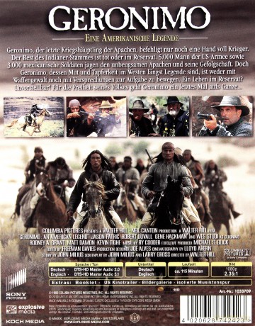 Geronimo: An American Legend (Amerykańska legenda) [Blu-Ray]