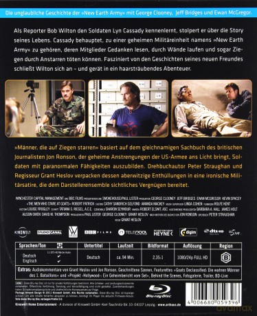 The Men Who Stare at Goats (Człowiek, który gapił się na kozy) [Blu-Ray]