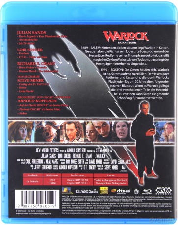 Warlock (Czarnoksiężnik) [Blu-Ray]