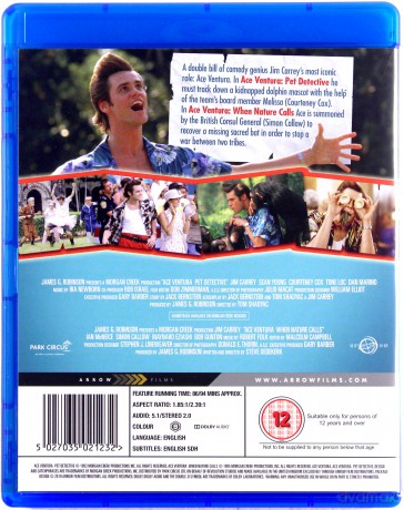 Ace Ventura: Pet Detective + When Nature Calls (Psi detektyw) [2xBlu-Ray]