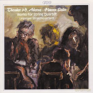 Leipzig String Quartet: Adornoeislerworks For String Quartets [CD]
