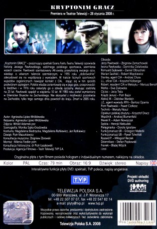 Teatr TVP: Kryptonim Gracz [DVD]