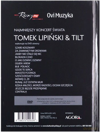 Najmniejszy Koncert Świata 07: Tilt (digibook) [DVD]