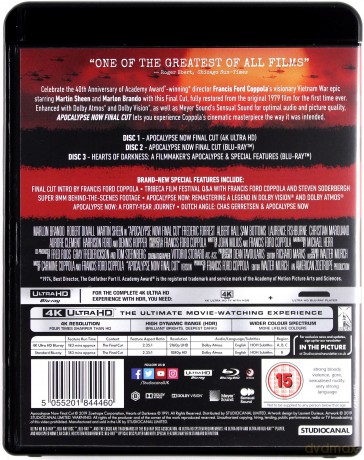 Apocalypse Now Final Cut (Czas Apokalipsy) [Blu-Ray 4K]+[Blu-Ray]