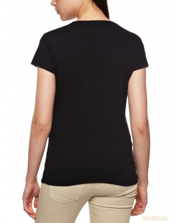 Batman: Wall Logo, Black, Women's (M) [T-Shirt]
