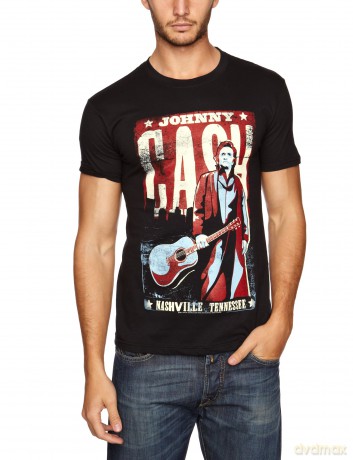 Johnny Cash: Nashville Poster, Black (M) [T-Shirt]