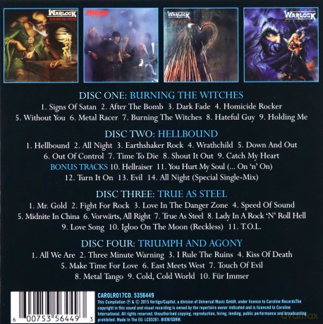 Warlock: I Rule The Ruins [4CD]