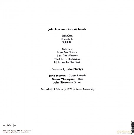John Martyn: Live At Leeds (+Booklet) [Winyl]