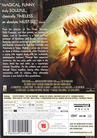 Lost in Translation (Między słowami) [DVD]