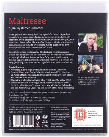 Maitresse [Blu-Ray]+[DVD]