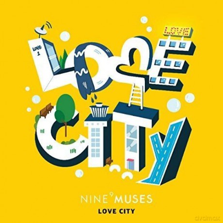 9muses: Muses Diary Part.3: Love City (Repakage Mini Album) [CD]