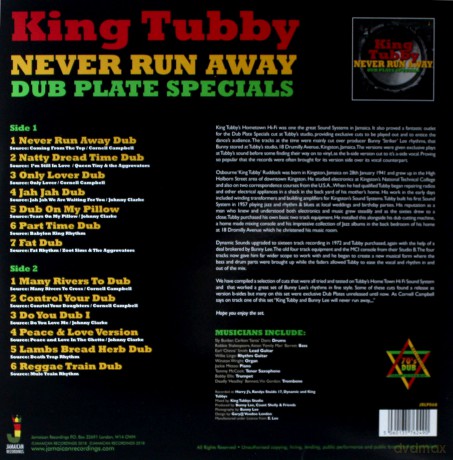 King Tubby: Never Run Away [Winyl]