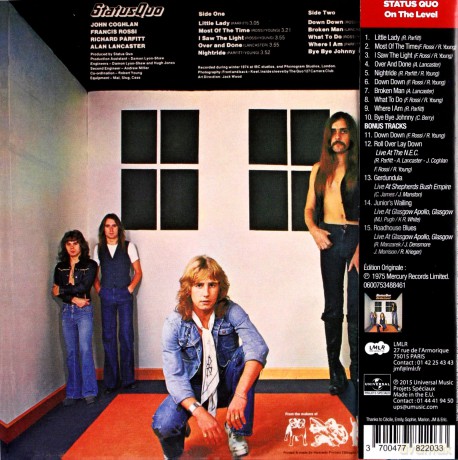 Status Quo: On The Level [CD]