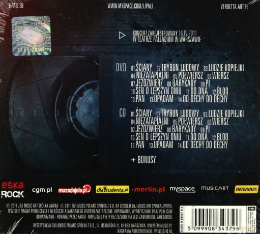Lipali: Live Lipali (digipack) [CD]+[DVD]