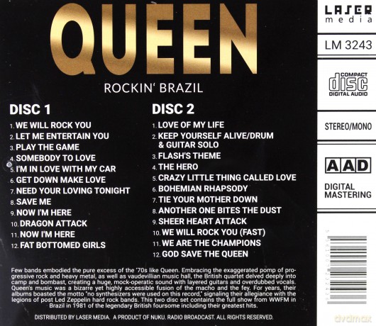 Queen: Rockin Brazil - Radio Broadcast 1981 [2CD]