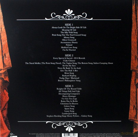 Monty Python: Sings (Again) (50th Anniversary) (Etched D-Side) [2xWinyl]
