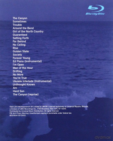 Eddie Vedder: Water On The Road [Blu-Ray]