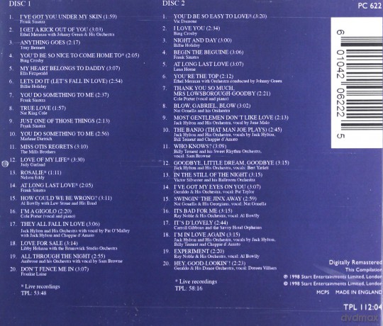 Cole Porter: Song Book [2CD]