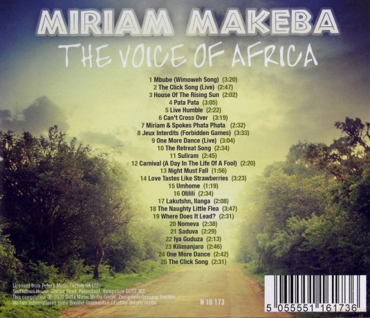 Miriam Makeba: The Voice Of Africa [CD]