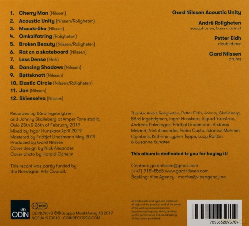 Gard Nilssen Acoustic Unity: To Whom Who Buys A Record [CD]