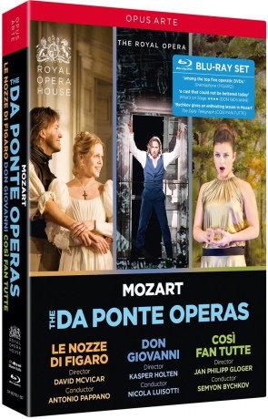 Royal Opera & Pappano & Bychkov: Wolfgang Amadeus Mozart: Le Nozze Di Figaro / Don Giovanni / Cosi Fan Tutte [5xBlu-Ray]