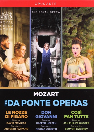 Royal Opera & Pappano & Bychkov: Wolfgang Amadeus Mozart: Le Nozze Di Figaro / Don Giovanni / Cosi Fan Tutte [5xBlu-Ray]